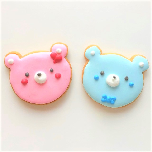 店頭販売中】くまさん ピンク・水色 1枚￥600（￥648） | 商品